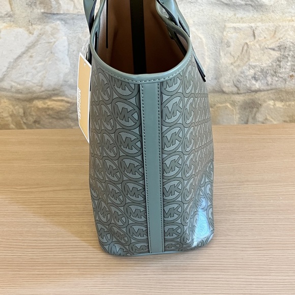 Michael Kors Jodie MD Signature Tote  Handbag Light + Wallet set NWT Authentic - Picture 5 of 12